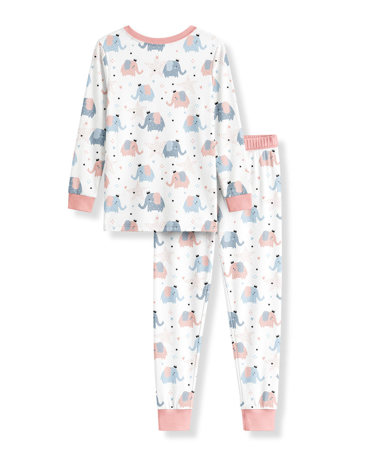 I Love Mommy & Daddy, but Grandma & Grandpa Are the Best! Bamboo Two Piece Long Sleeve Pajama Set