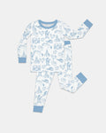 Psalm 23 Sketch Bamboo Two Piece Long Sleeve Pajama Set