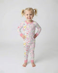 Spring Garden Bamboo Two Piece Long Sleeve Pajama Set