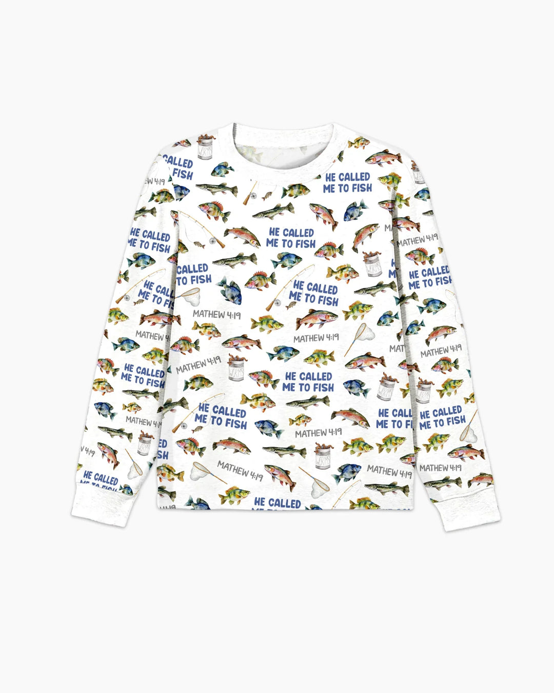He Called Me To Fish Daddy & Me Matching Men's Pajama Set