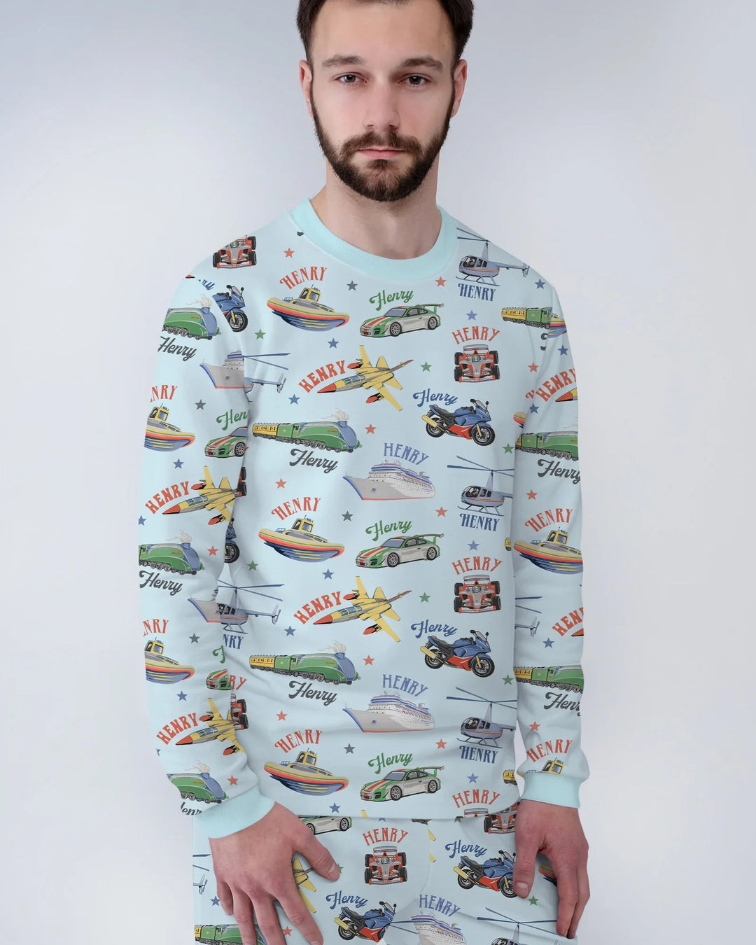 Vorlage Benutzerdefiniertes Herren-Pyjama-Set