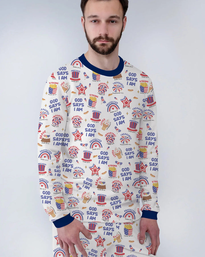 Vorlage Herren-Pyjama-Set