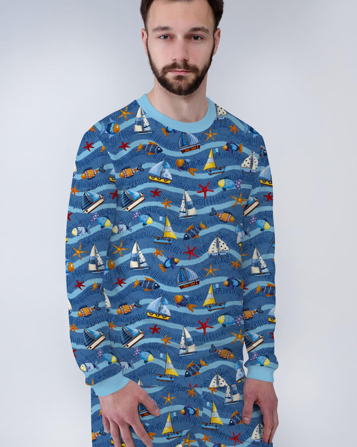 Vorlage Herren-Pyjama-Set