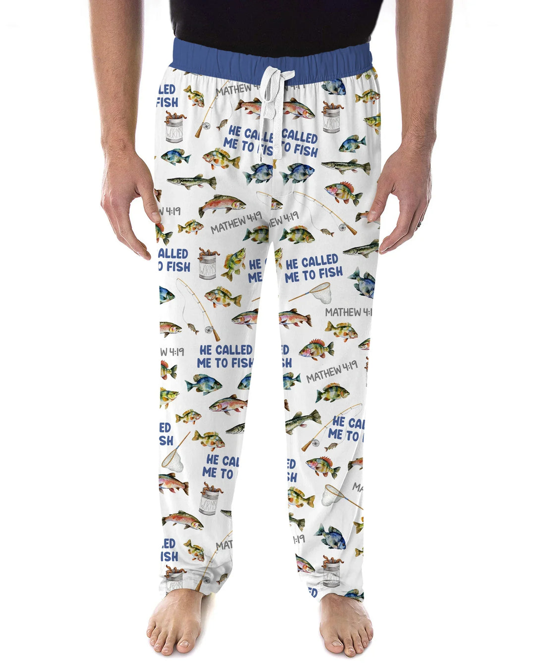 He Called Me To Fish Daddy & Me Matching Men's Pajama Set