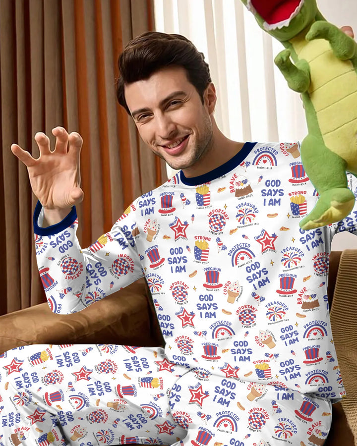 Vorlage Herren-Pyjama-Set