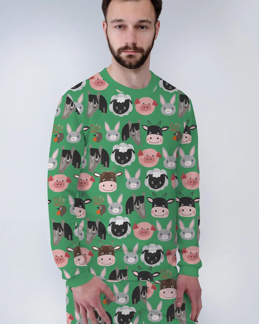 Vorlage Herren-Pyjama-Set