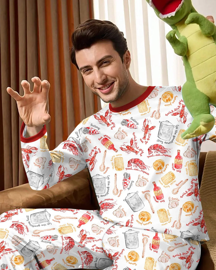 Vorlage Herren-Pyjama-Set