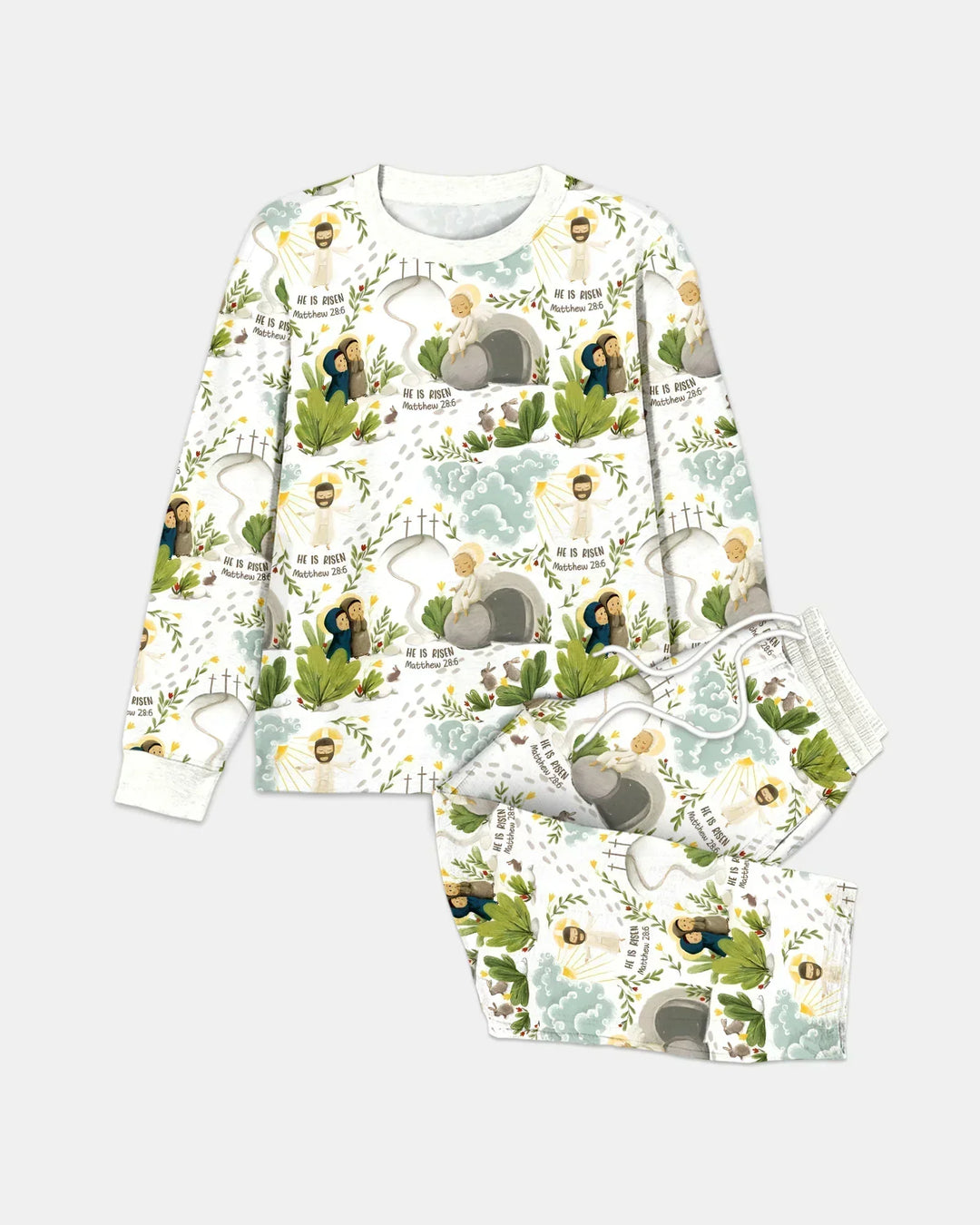 He Is Risen Bamboo Men's Pajama Set