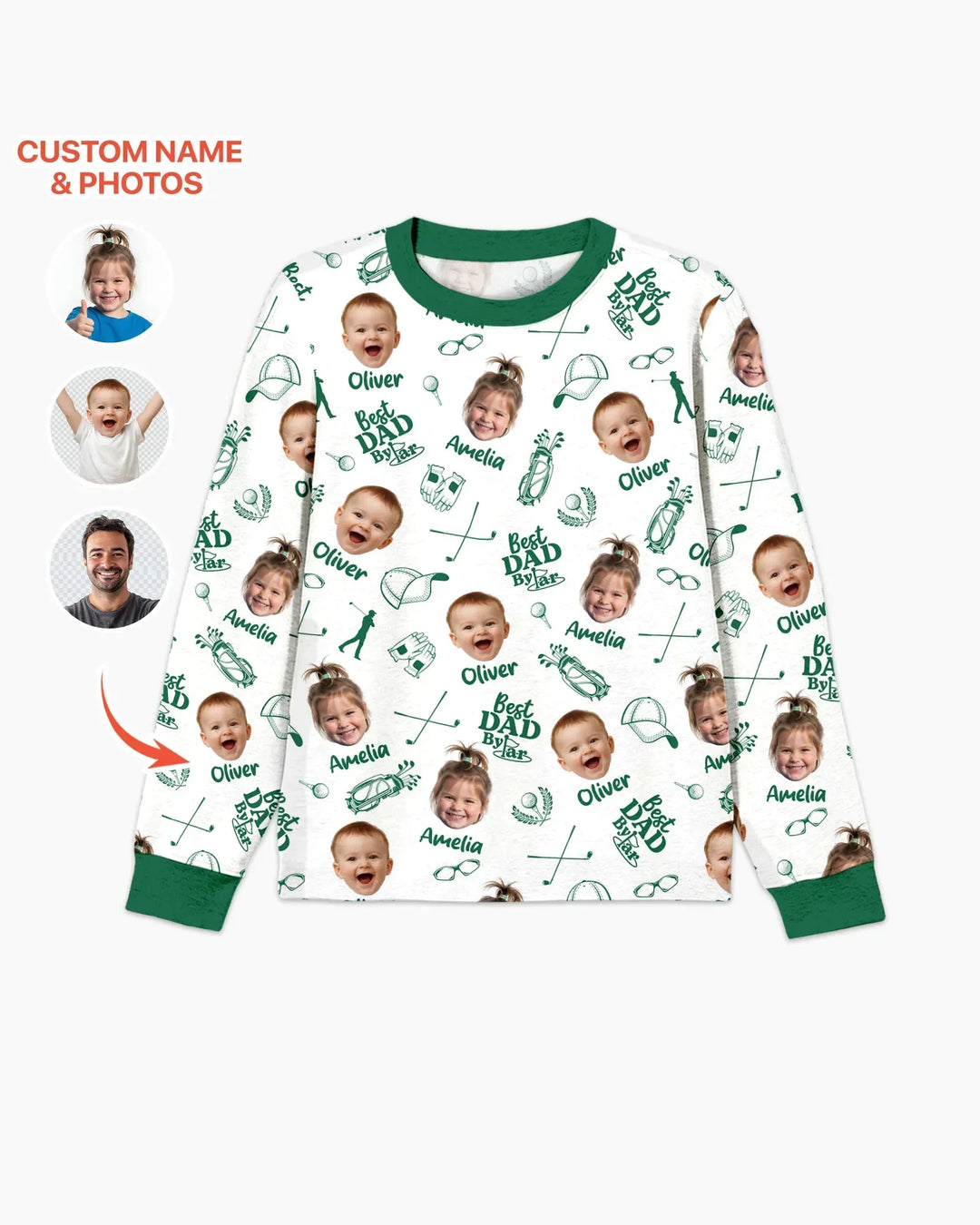 Vorlage Benutzerdefiniertes Herren-Pyjama-Set
