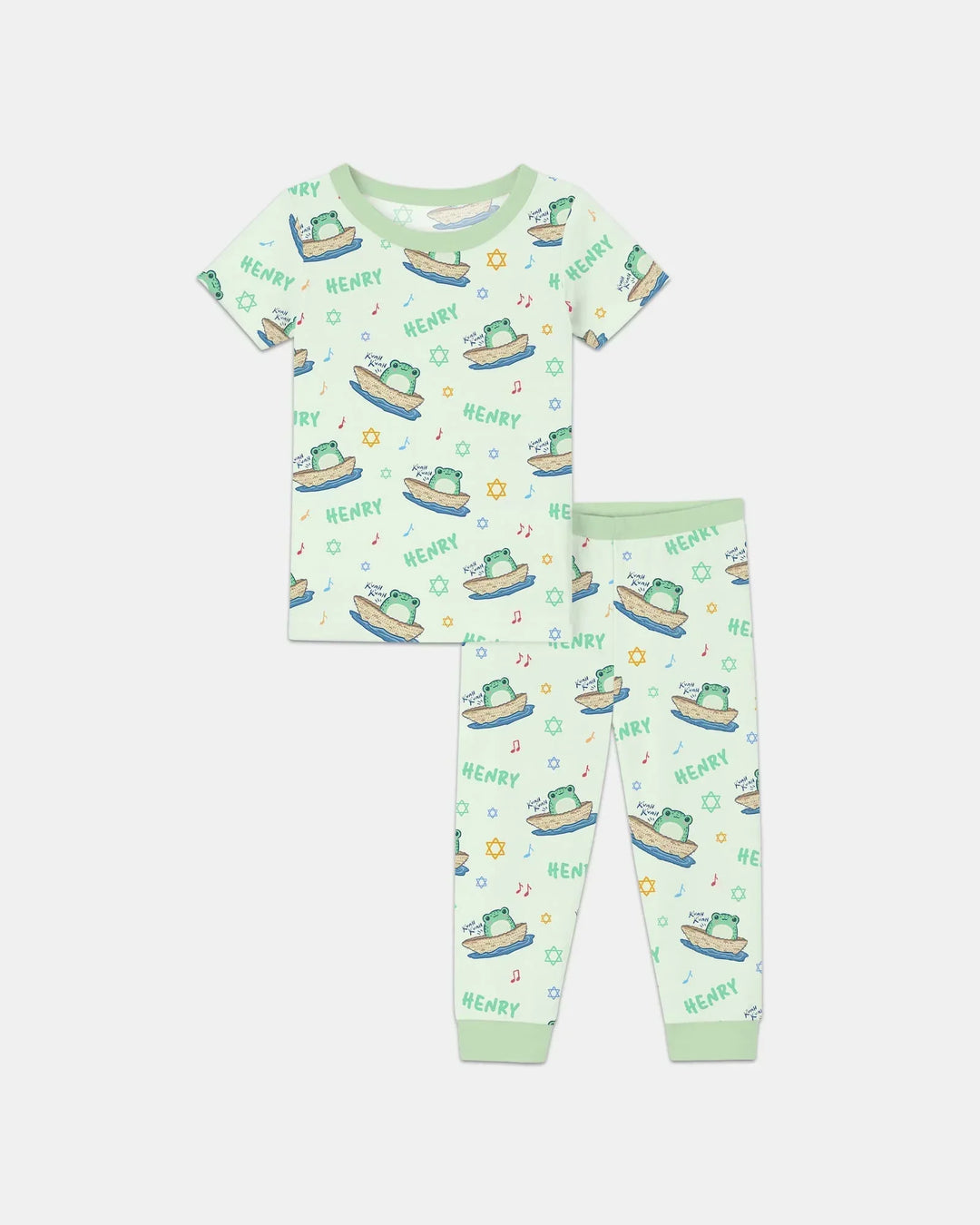 Zweiteiliges, kurzärmliges Pyjama-Set mit Marienkäfern