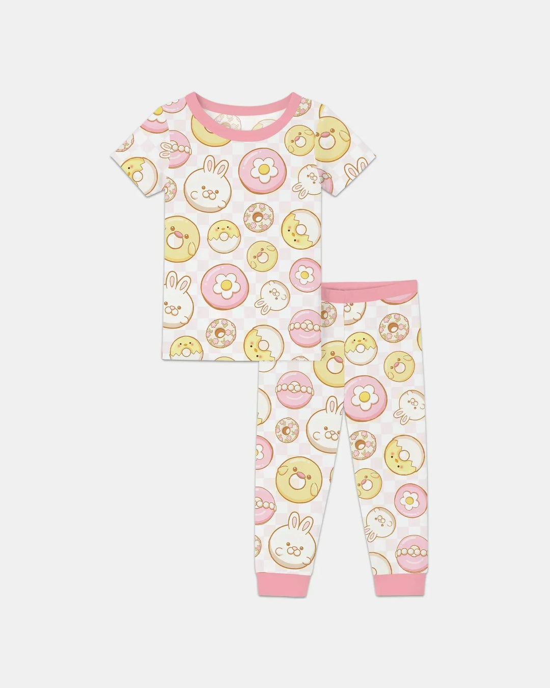 Zweiteiliges, kurzärmliges Pyjama-Set mit Marienkäfern
