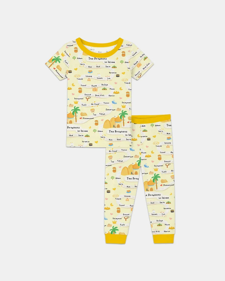 Zweiteiliges, kurzärmliges Pyjama-Set mit Marienkäfern