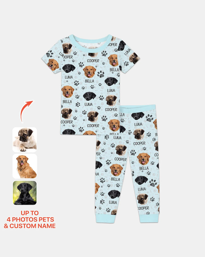 Zweiteiliges, kurzärmliges Pyjama-Set mit Marienkäfern