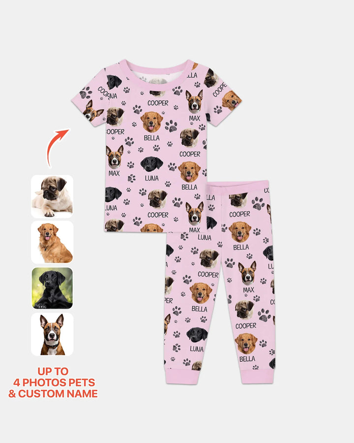 Zweiteiliges, kurzärmliges Pyjama-Set mit Marienkäfern