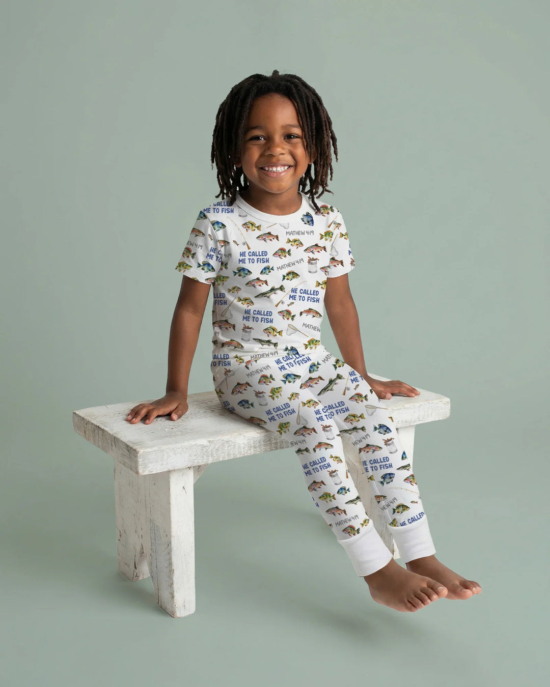 Zweiteiliges, kurzärmliges Pyjama-Set mit Marienkäfern