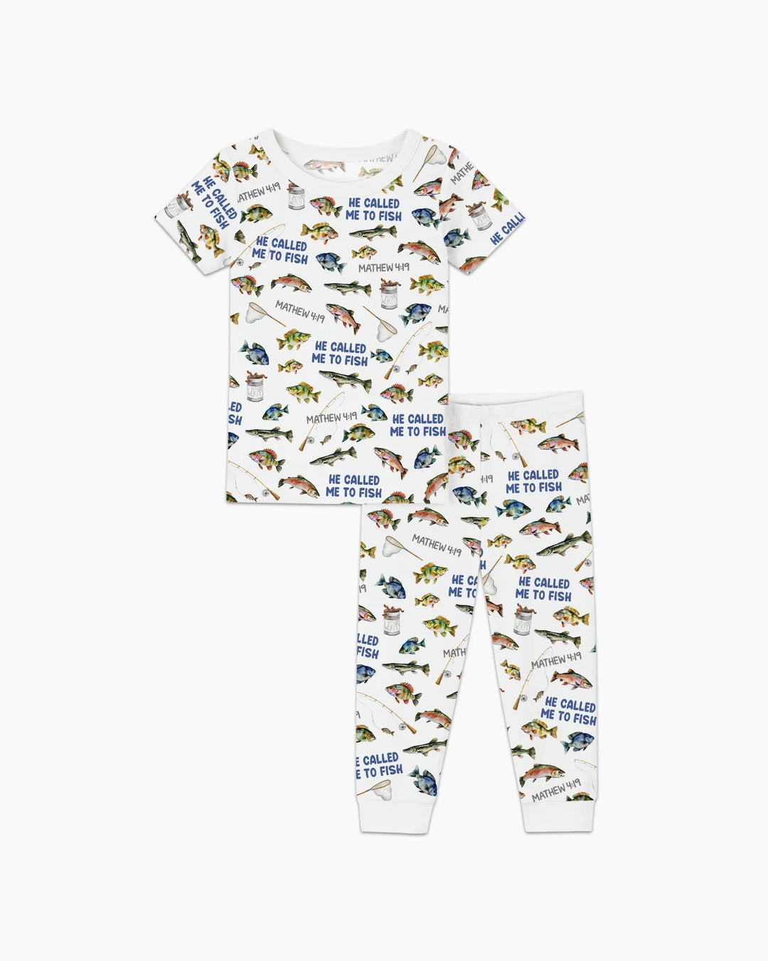 Zweiteiliges, kurzärmliges Pyjama-Set mit Marienkäfern