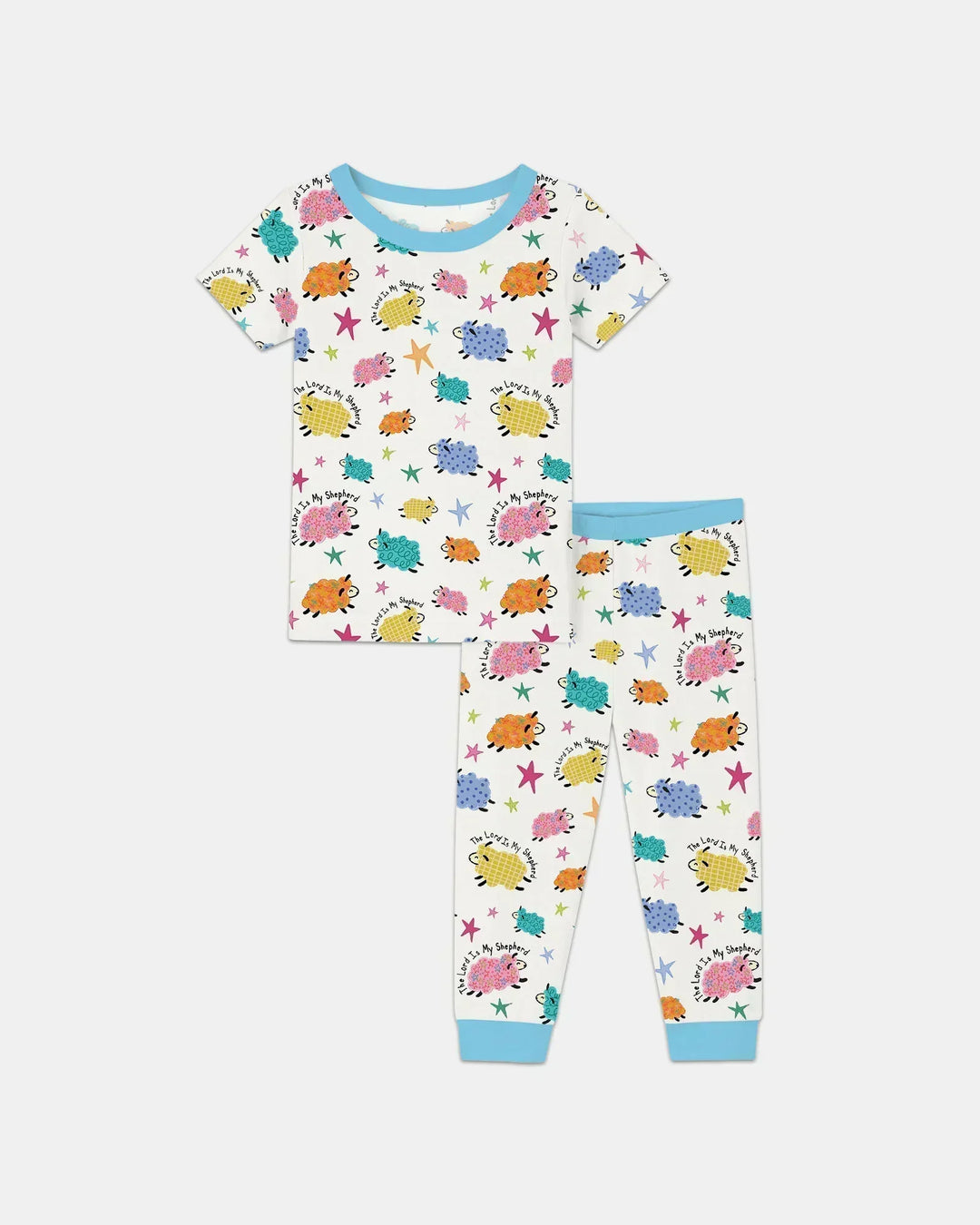 Zweiteiliges, kurzärmliges Pyjama-Set mit Marienkäfern