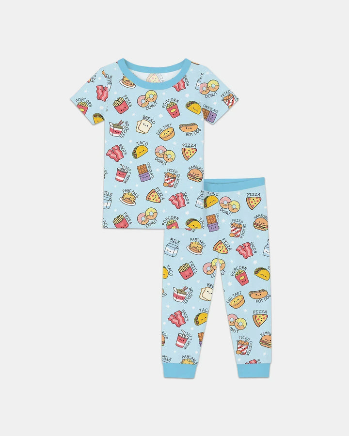 Zweiteiliges, kurzärmliges Pyjama-Set mit Marienkäfern