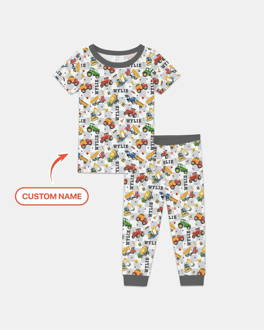 Zweiteiliges, kurzärmliges Pyjama-Set mit Marienkäfern