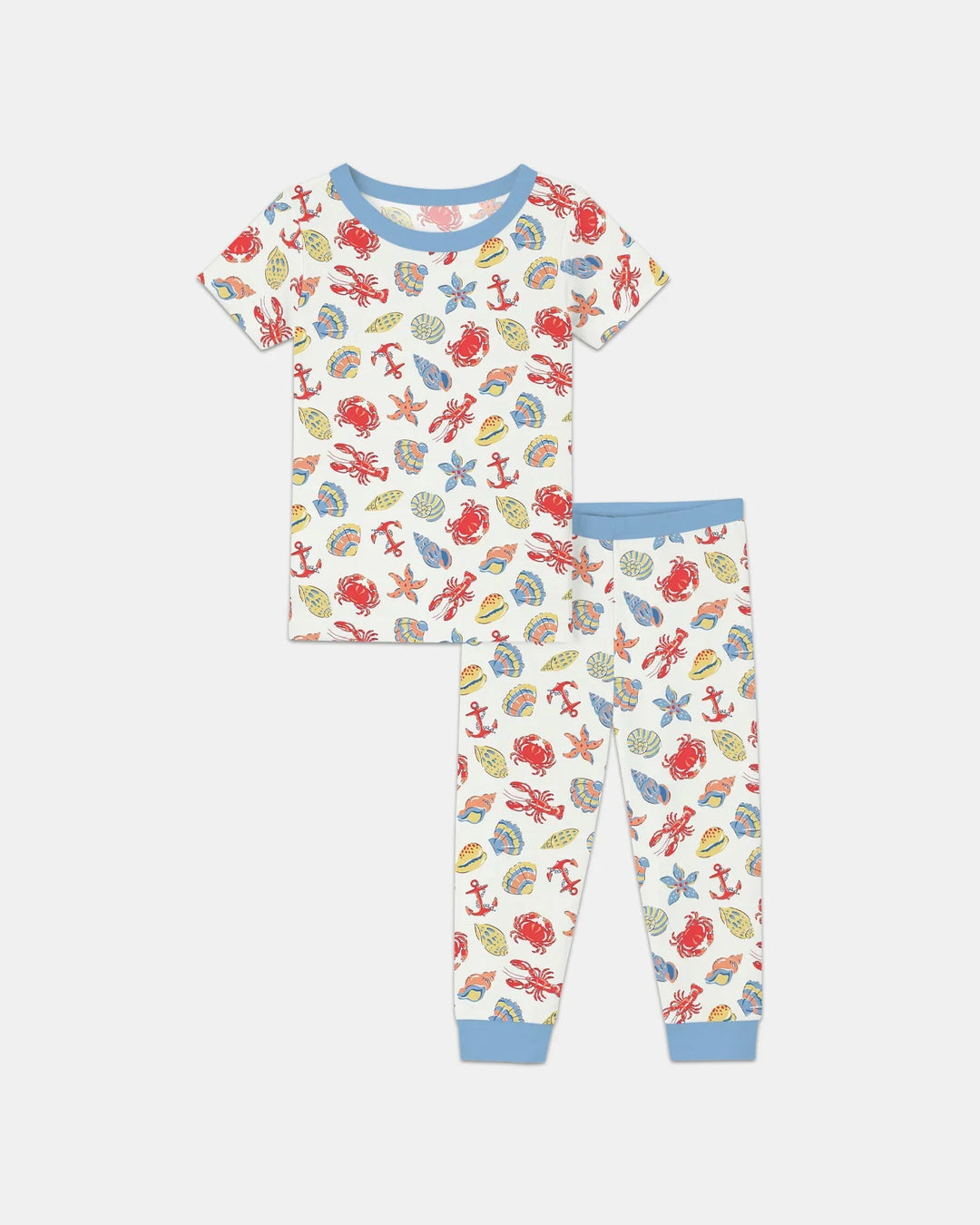 Zweiteiliges, kurzärmliges Pyjama-Set mit Marienkäfern