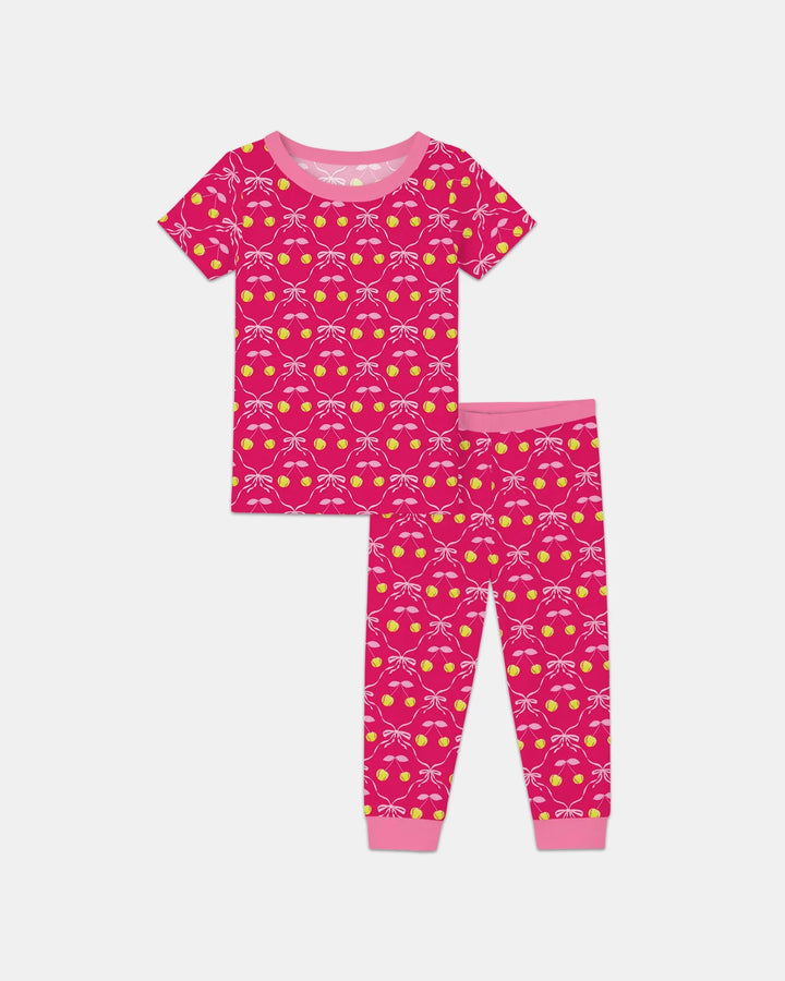 Zweiteiliges, kurzärmliges Pyjama-Set mit Marienkäfern
