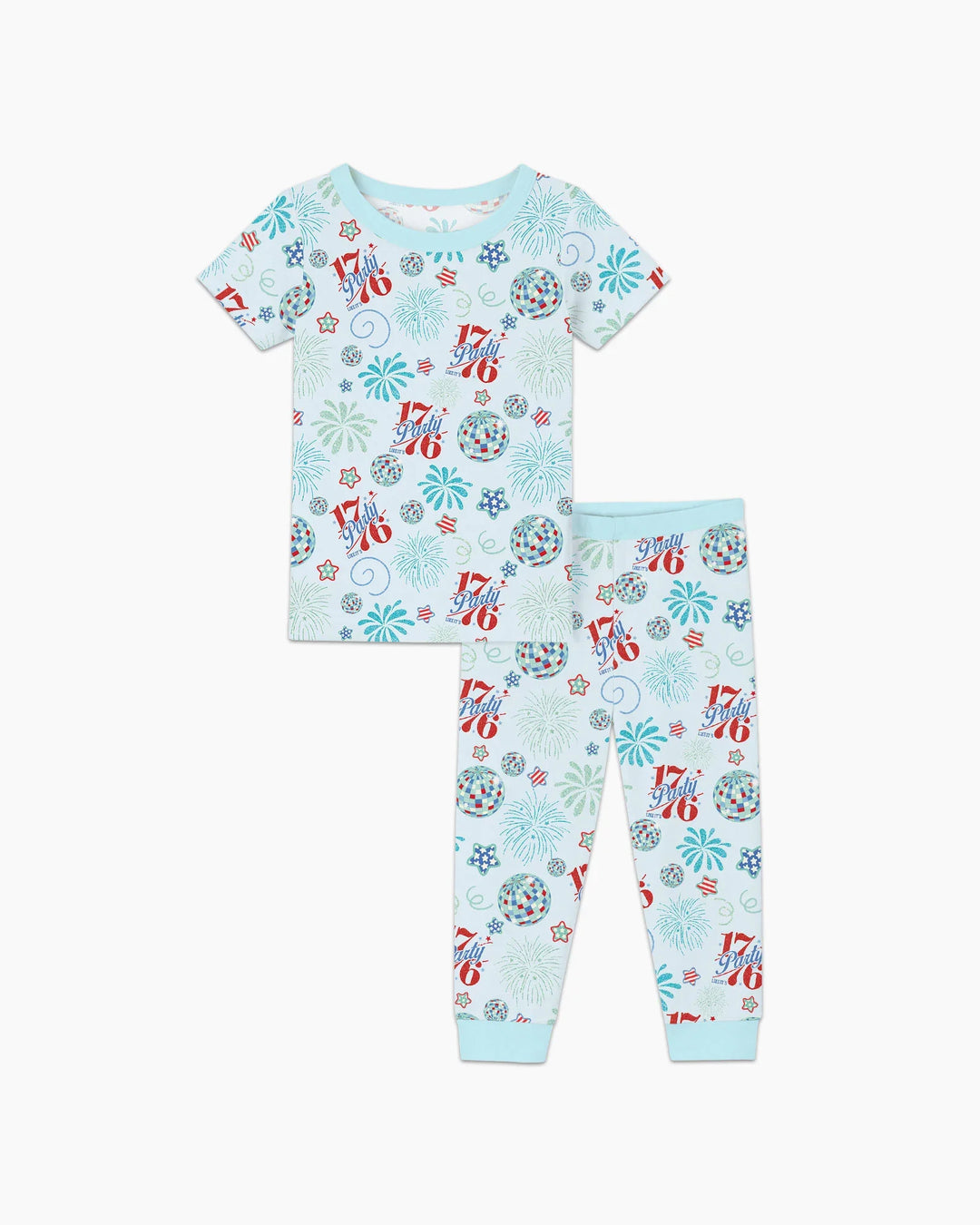 Zweiteiliges, kurzärmliges Pyjama-Set mit Marienkäfern