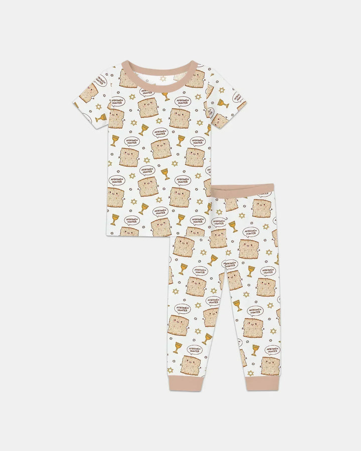 Zweiteiliges, kurzärmliges Pyjama-Set mit Marienkäfern