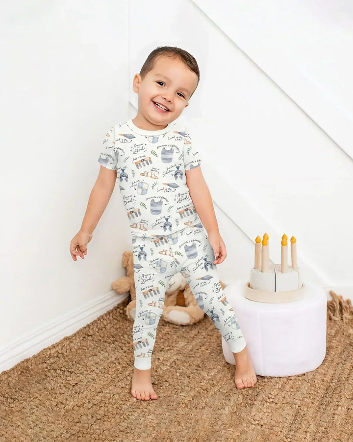 Ephesians 6:10-18 Armor of God Bamboo Two Piece Short Sleeve Pajama Set