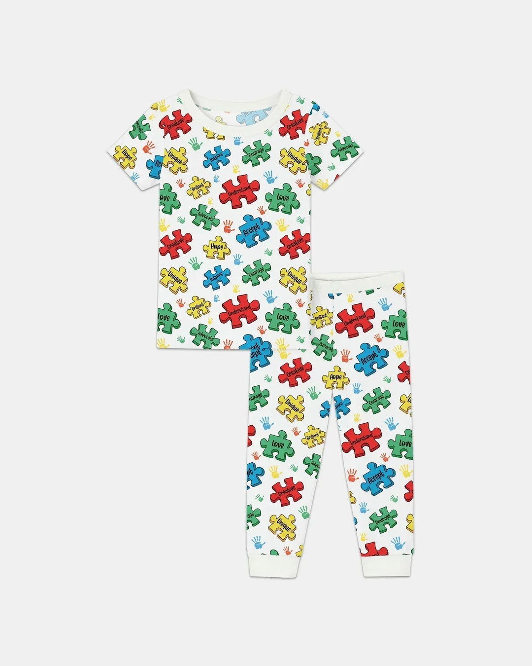 Zweiteiliges, kurzärmliges Pyjama-Set mit Marienkäfern
