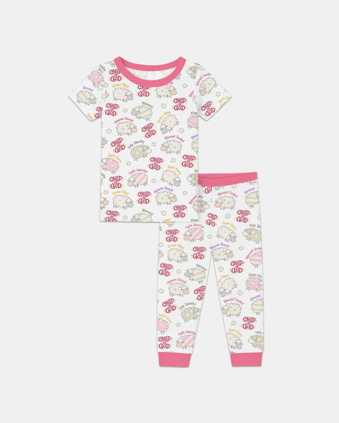 Zweiteiliges, kurzärmliges Pyjama-Set mit Marienkäfern