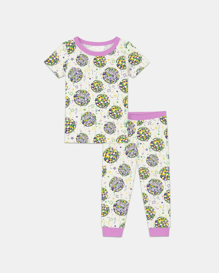 Zweiteiliges, kurzärmliges Pyjama-Set mit Marienkäfern