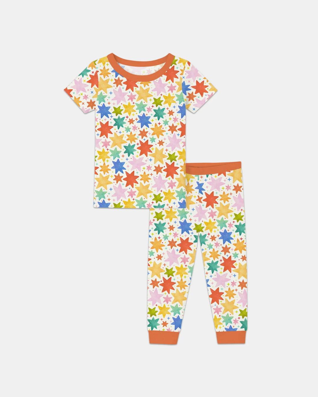 Zweiteiliges, kurzärmliges Pyjama-Set mit Marienkäfern