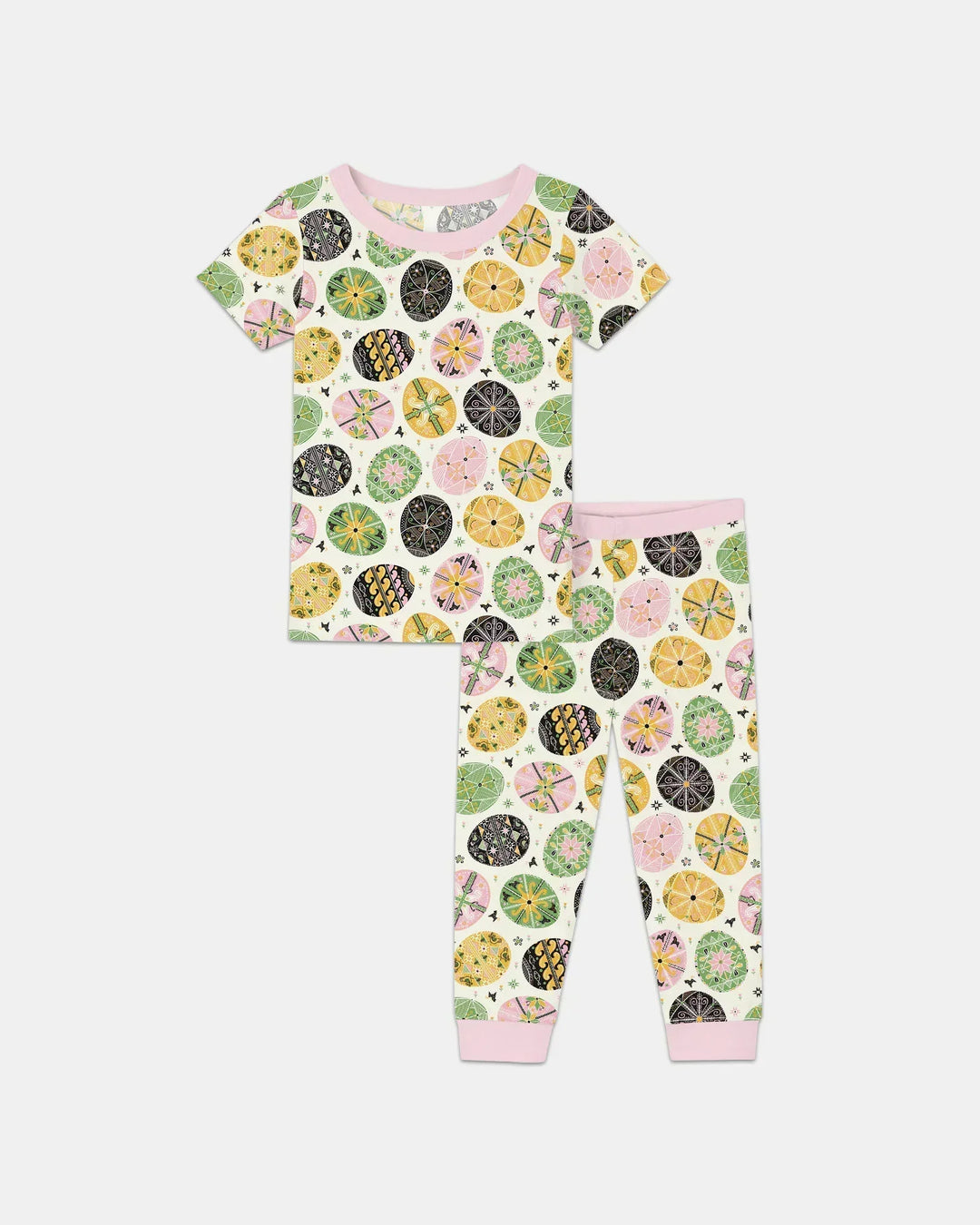 Zweiteiliges, kurzärmliges Pyjama-Set mit Marienkäfern