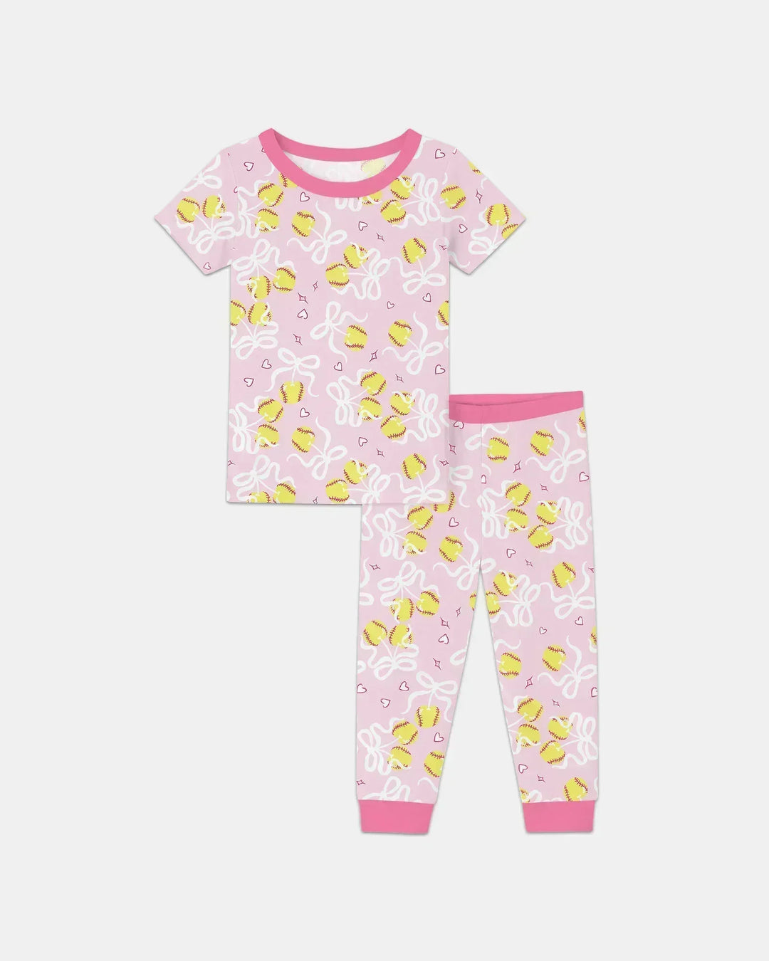 Zweiteiliges, kurzärmliges Pyjama-Set mit Marienkäfern