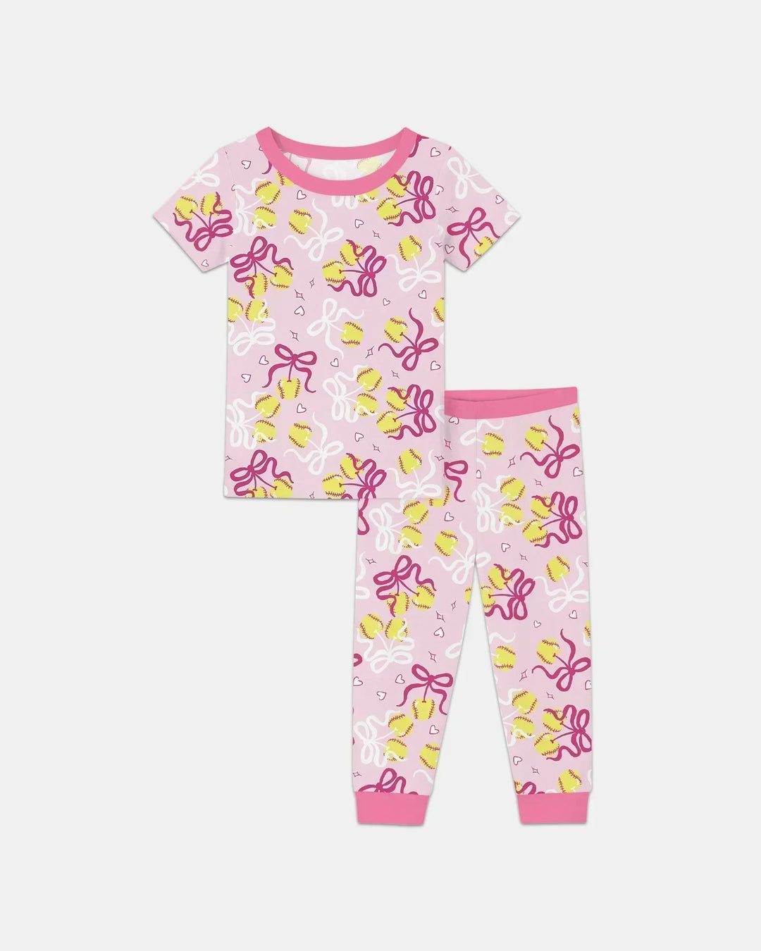Zweiteiliges, kurzärmliges Pyjama-Set mit Marienkäfern