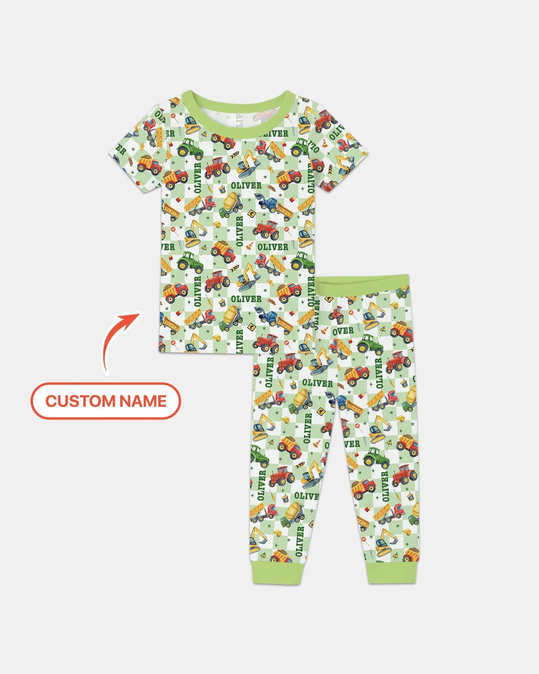 Zweiteiliges, kurzärmliges Pyjama-Set mit Marienkäfern