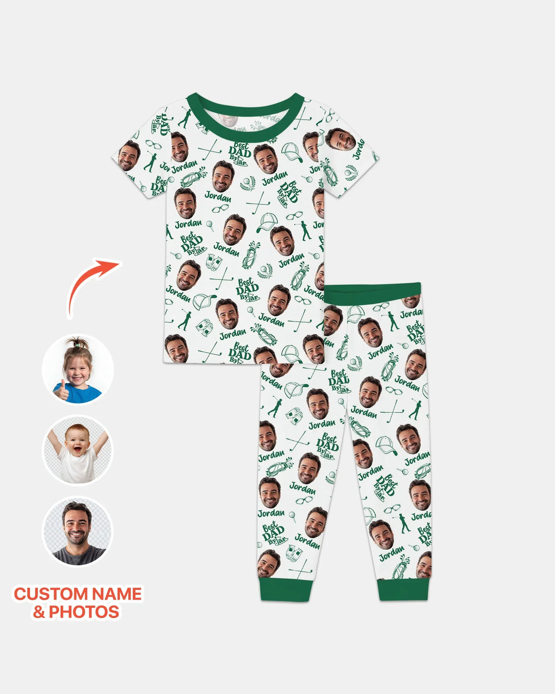 Zweiteiliges, kurzärmliges Pyjama-Set mit Marienkäfern