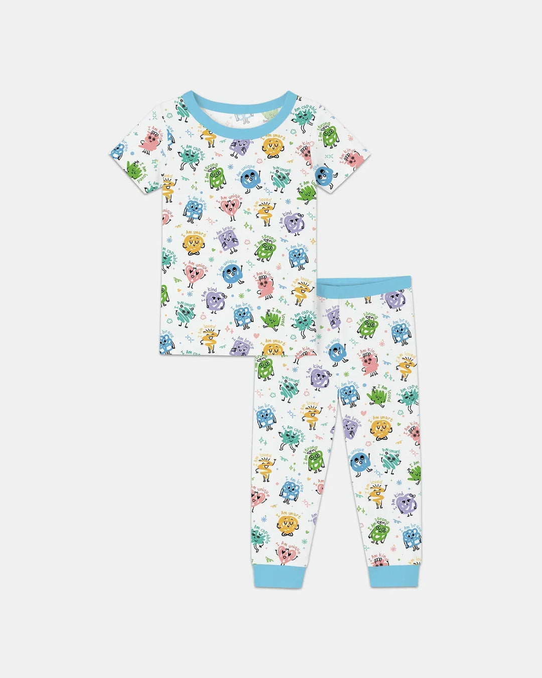 Zweiteiliges, kurzärmliges Pyjama-Set mit Marienkäfern