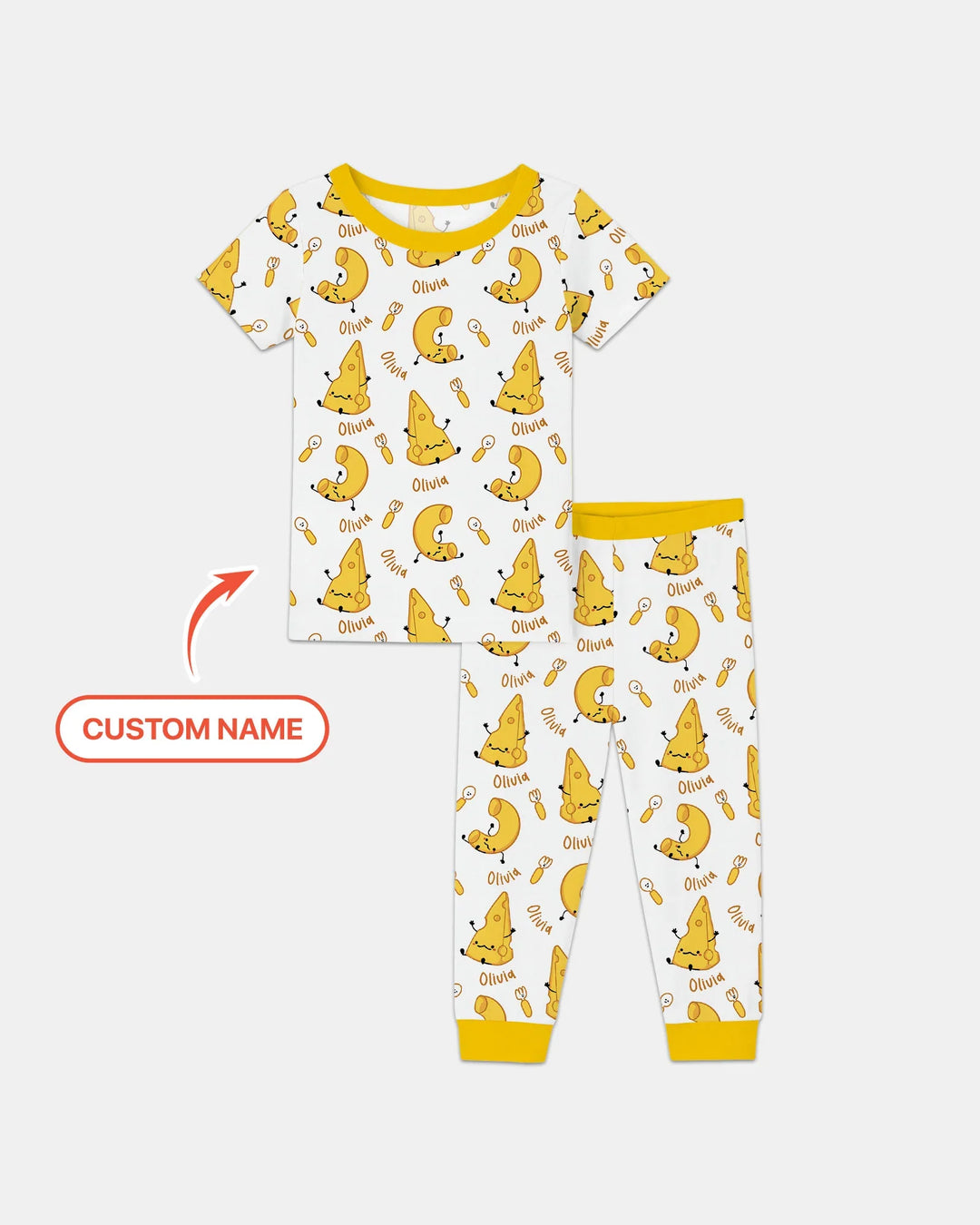 Zweiteiliges, kurzärmliges Pyjama-Set mit Marienkäfern