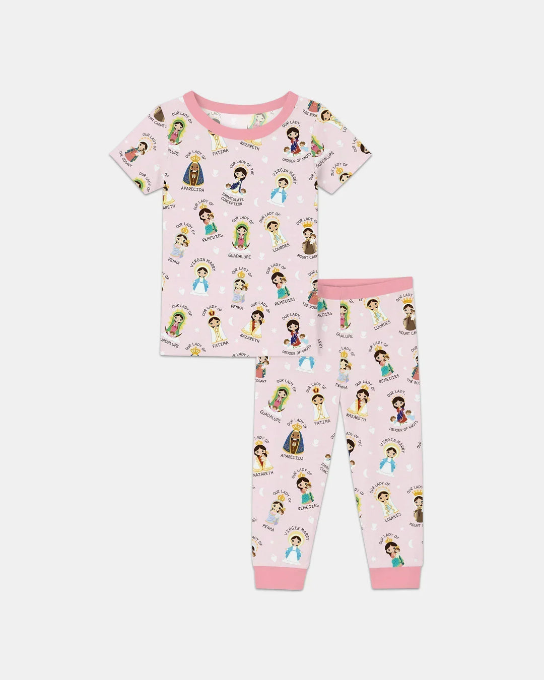 Zweiteiliges, kurzärmliges Pyjama-Set mit Marienkäfern