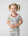 Happy 250 America 7626 Bamboo Two Piece Short Sleeve Pajama Set