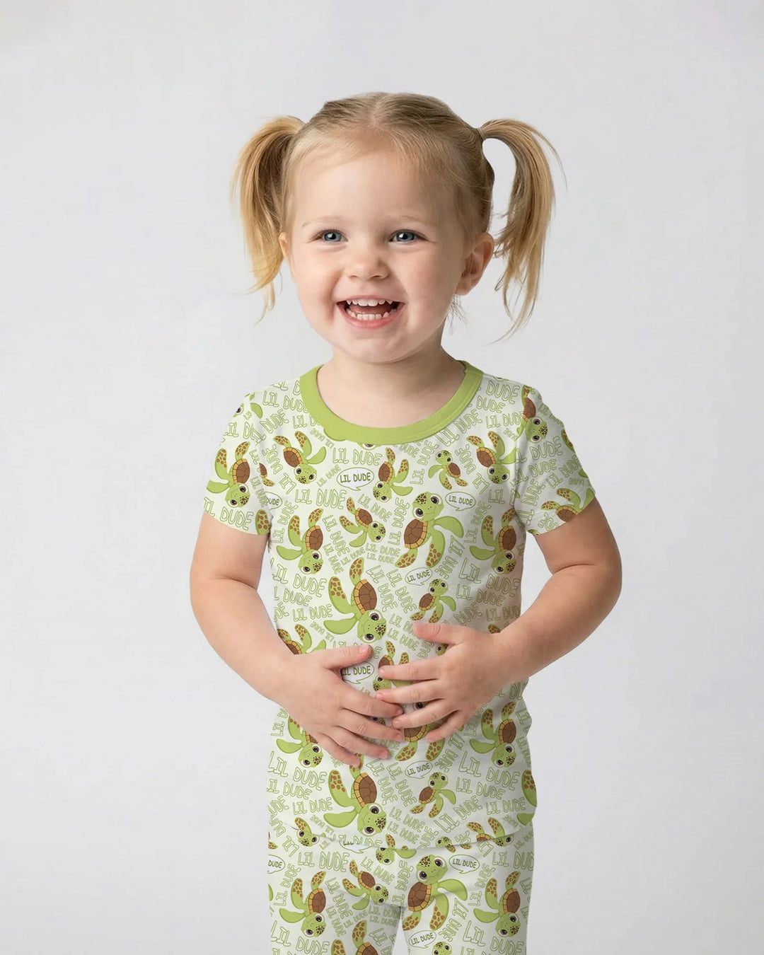 Zweiteiliges, kurzärmliges Pyjama-Set mit Marienkäfern