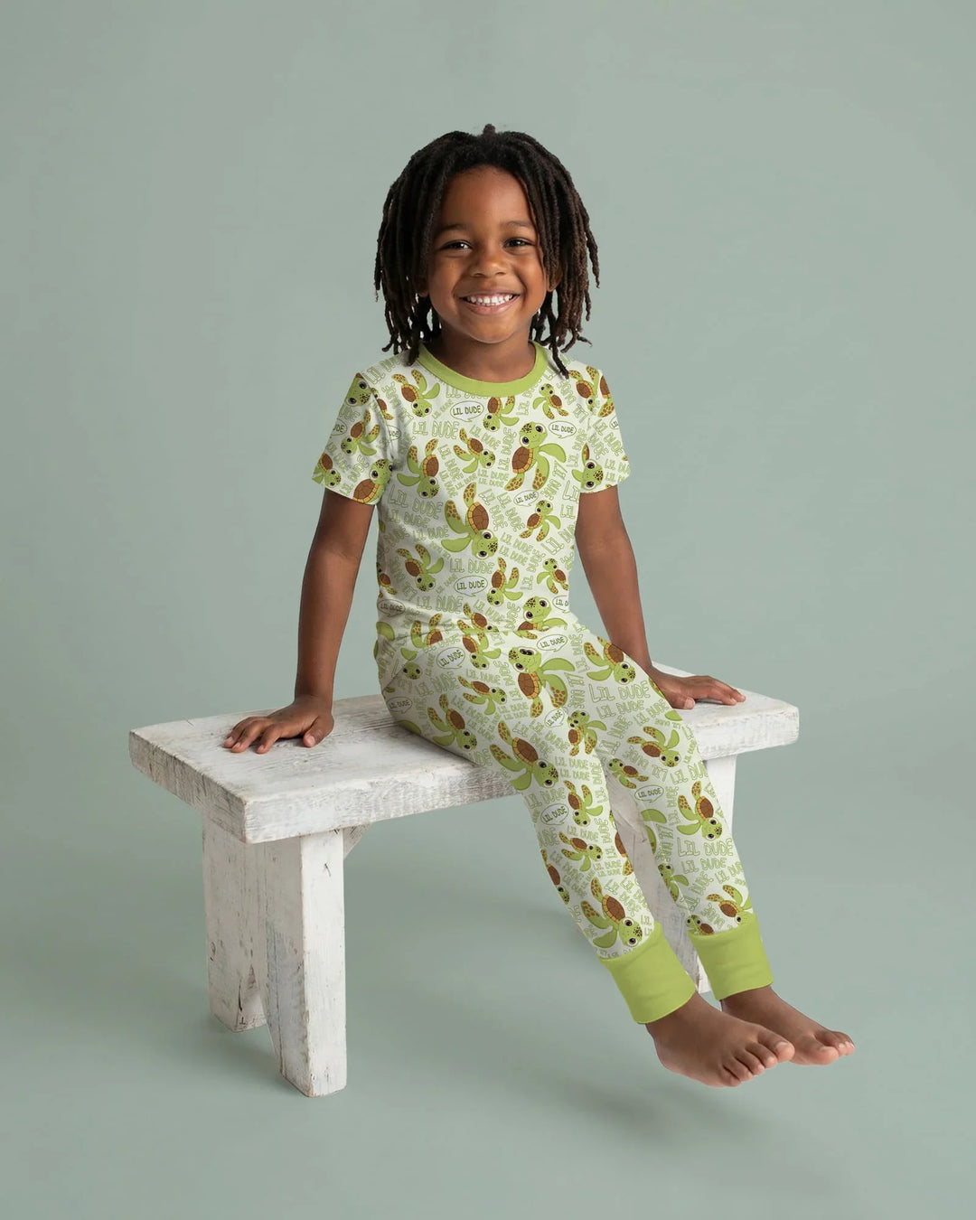 Zweiteiliges, kurzärmliges Pyjama-Set mit Marienkäfern
