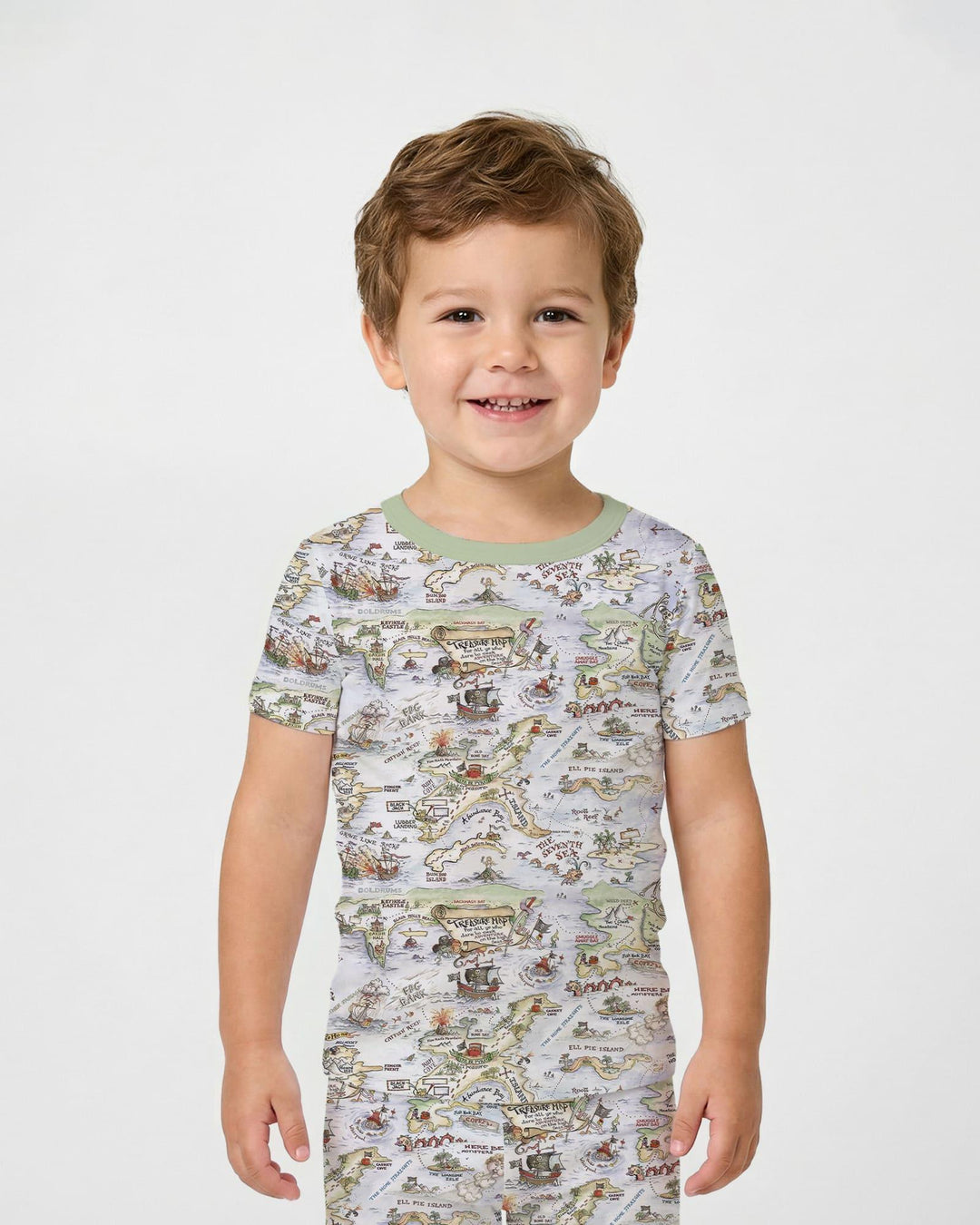 Zweiteiliges, kurzärmliges Pyjama-Set mit Marienkäfern