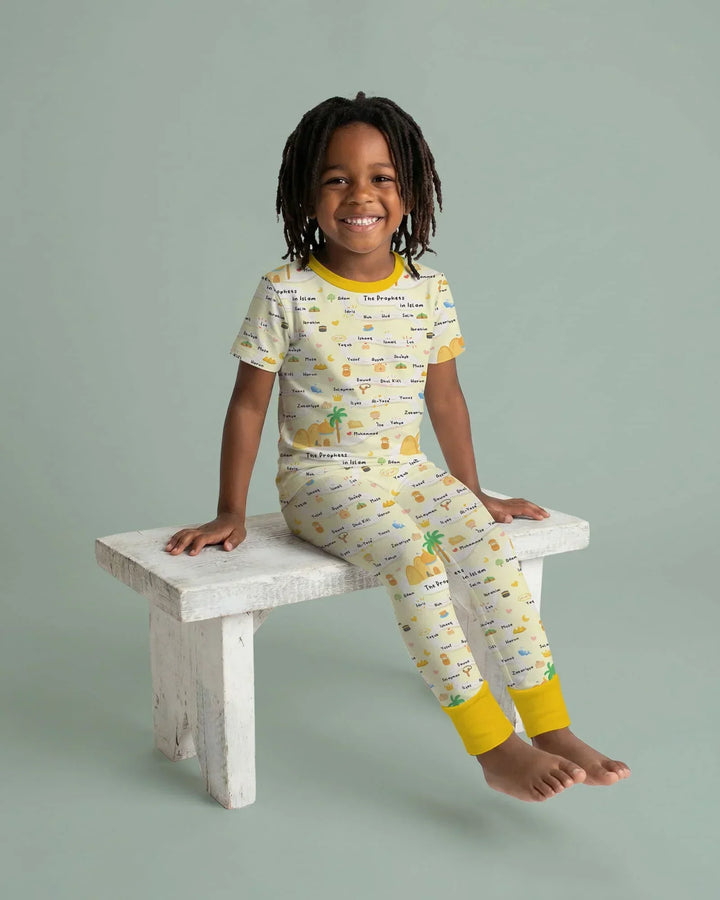 Zweiteiliges, kurzärmliges Pyjama-Set mit Marienkäfern