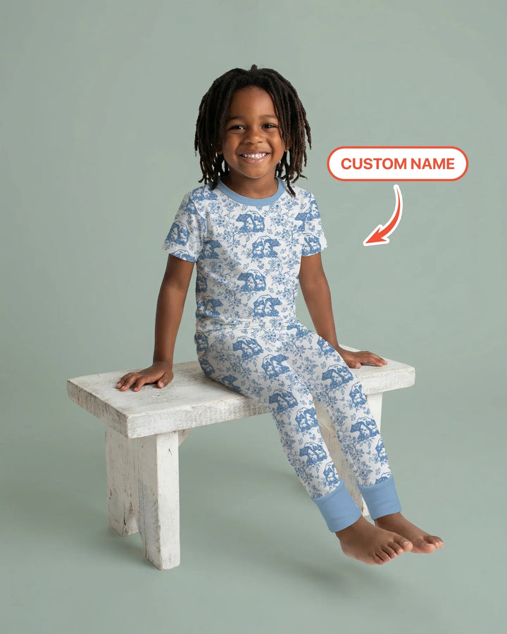 Zweiteiliges, kurzärmliges Pyjama-Set mit Marienkäfern