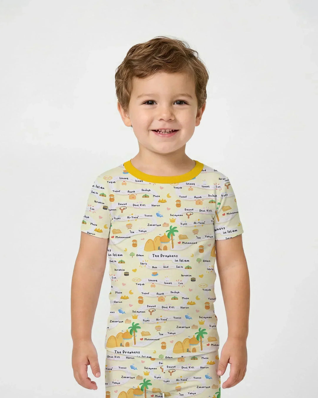 Zweiteiliges, kurzärmliges Pyjama-Set mit Marienkäfern