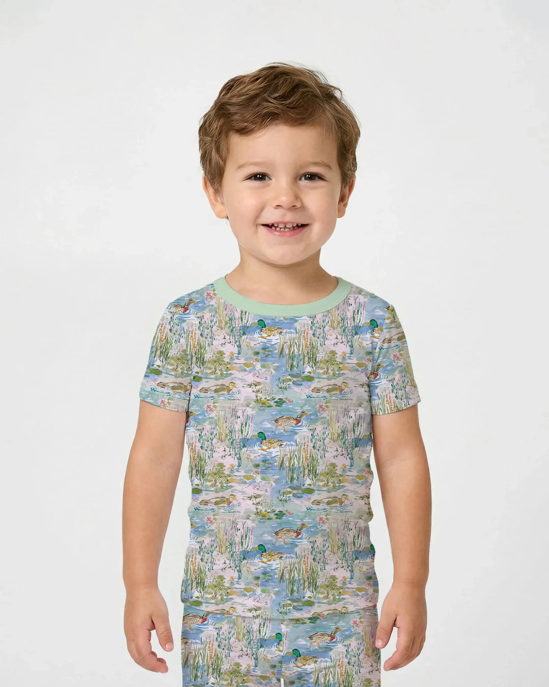 Zweiteiliges, kurzärmliges Pyjama-Set mit Marienkäfern