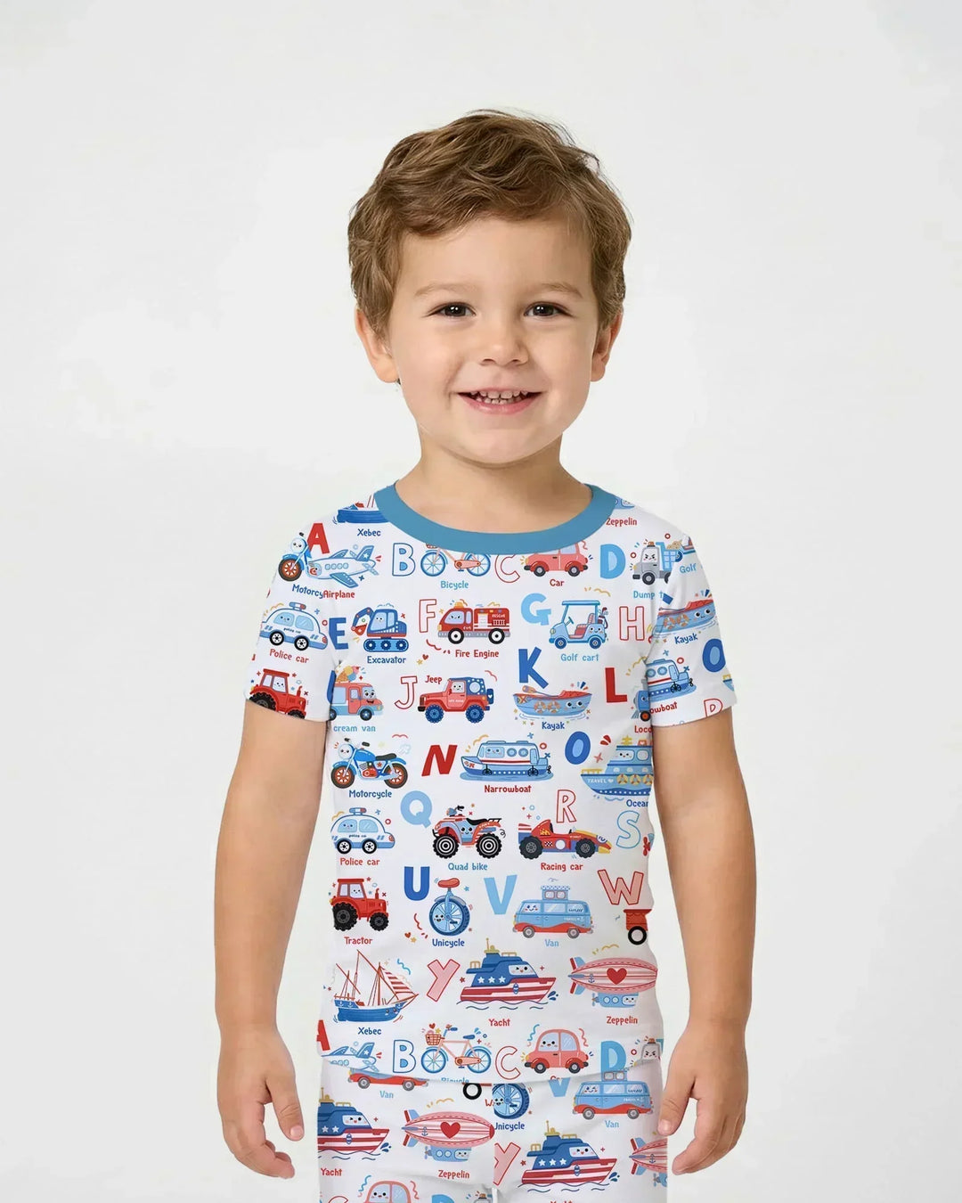 Zweiteiliges, kurzärmliges Pyjama-Set mit Marienkäfern