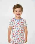 Catch Of The Day Family Matching Bamboo Two Piece Short Sleeve Pajama Set